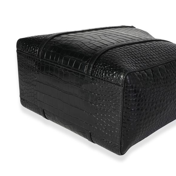 Balenciaga Crocodile-Embossed Leather Small Everyday Tote - Picture 5 of 5